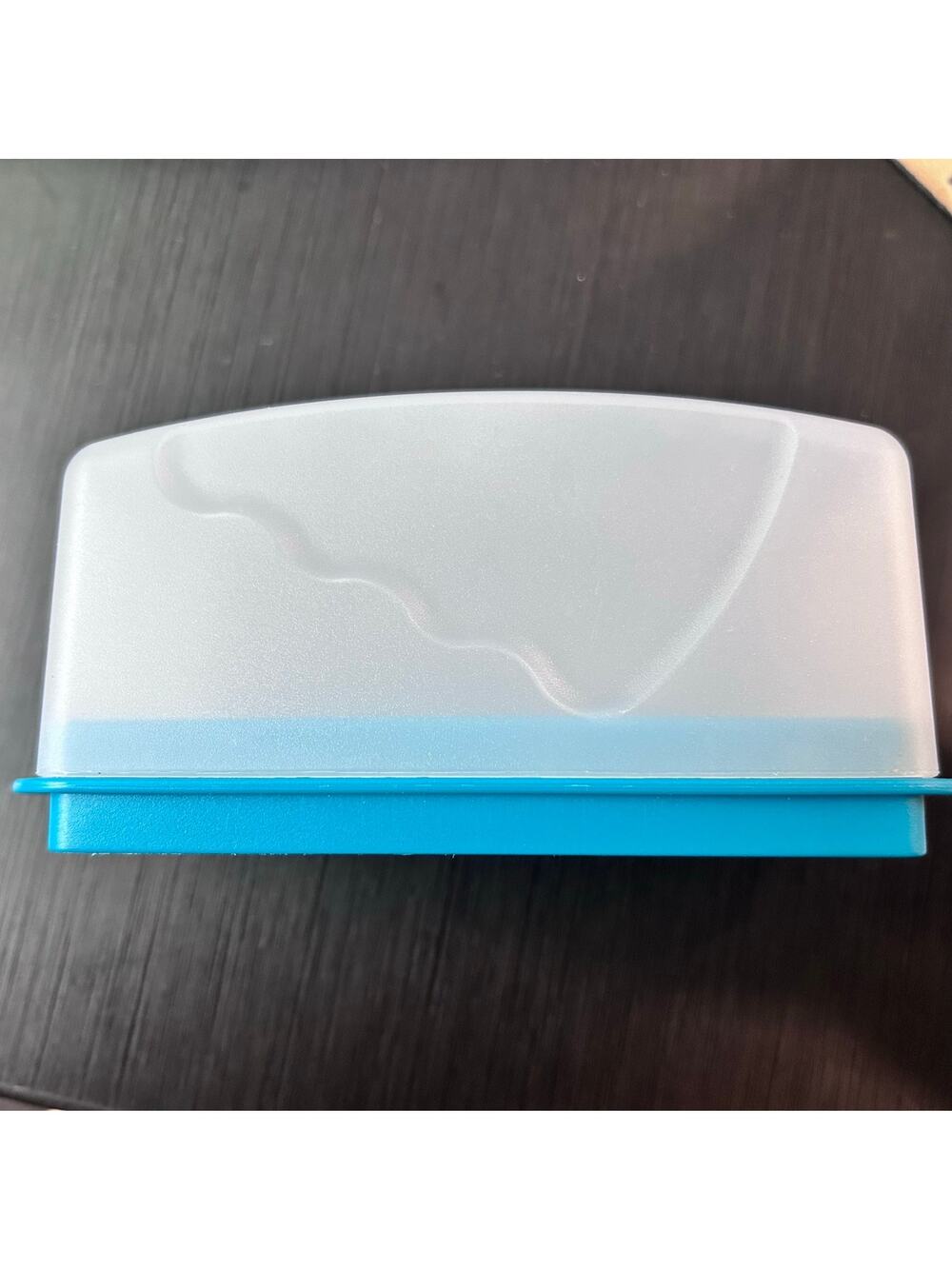 Tupperware Large Butter Dish Cheese 1 Pound Size In Peacock Color Brand EUC